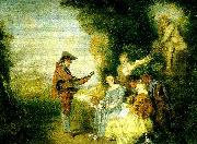 WATTEAU, Antoine, karlekslektionen